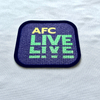 Square Flock And Tatami Fabric Badge for Sportswear Decoration