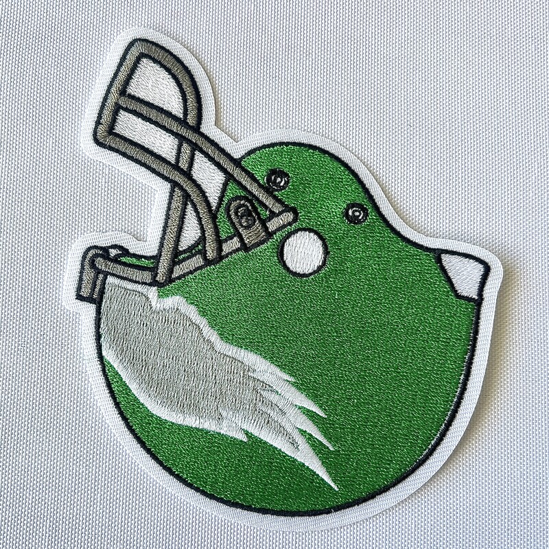 Green Pattern Design Embroidery Patch for Baseball Cap Logo
