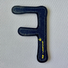 Letter Design Embroidery Patch for T-shirt Combination