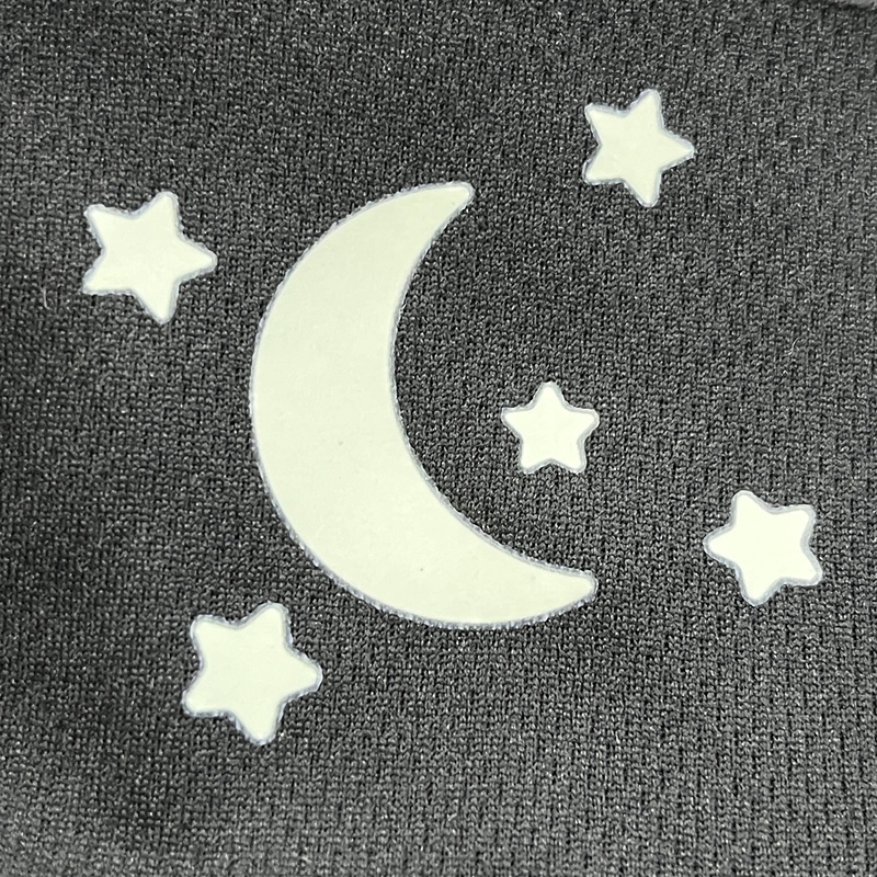 Starry Sky Pattern Glow In-the-dark Heat Transfers for Children's Clothing Design