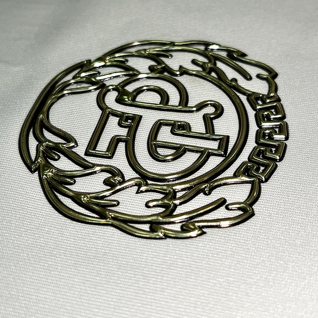 3D Metallic Raised Iron-on TPU Patch for Baseball Cap Logo