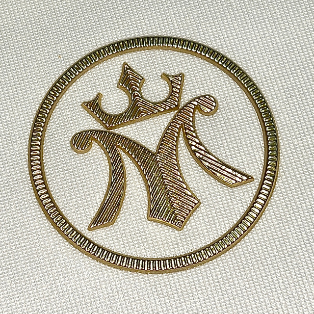 Customization Metallic Golden Textured Iron-on TPU Patches 