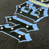 Luxurious Silver Metallic Rhinestuds Heat Transfer