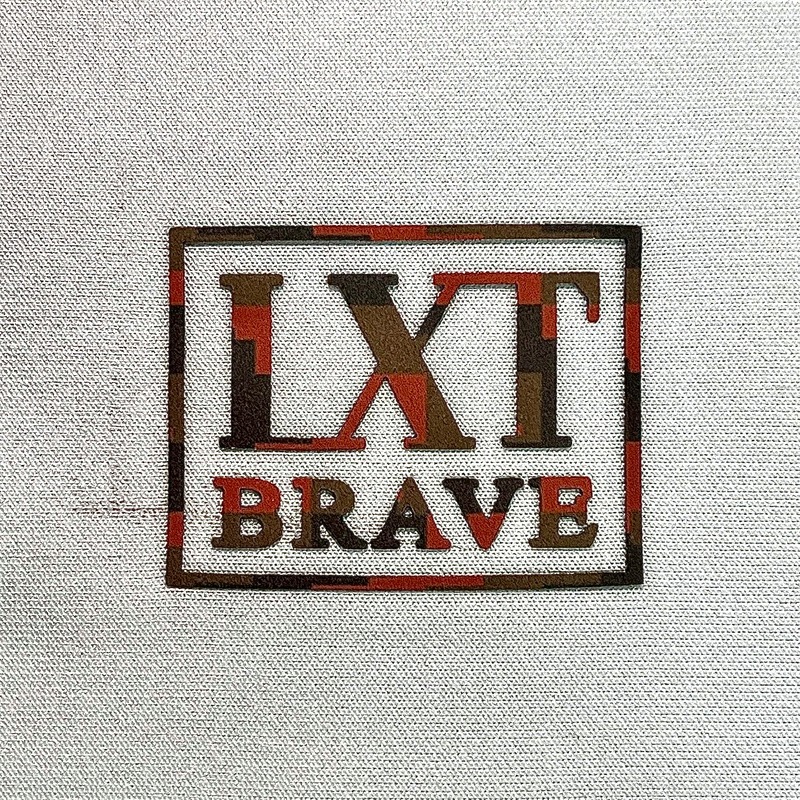 Full-colour High Density Letter Logo Patch for Fashionwear T-shirt