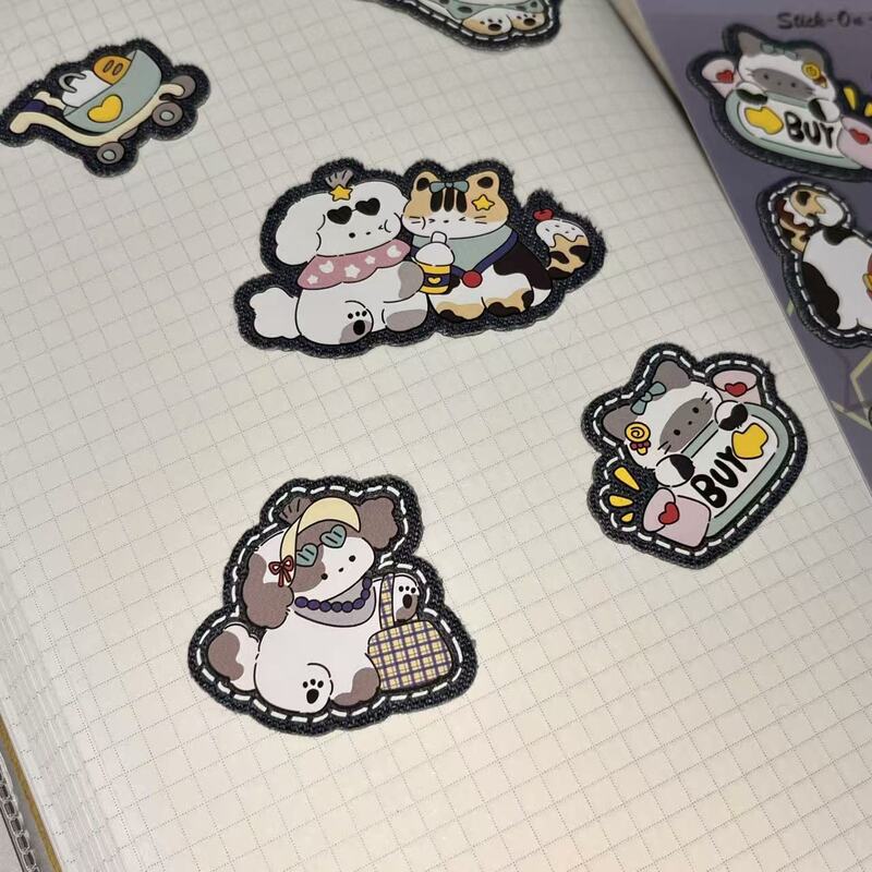 Customised DIY Iron-on and Stick-on Demin Stickers