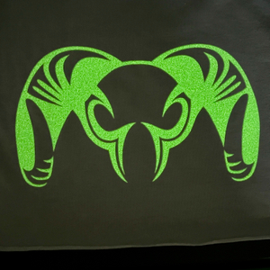 Green Evil Animal Heat Transfer Iron-on Printing