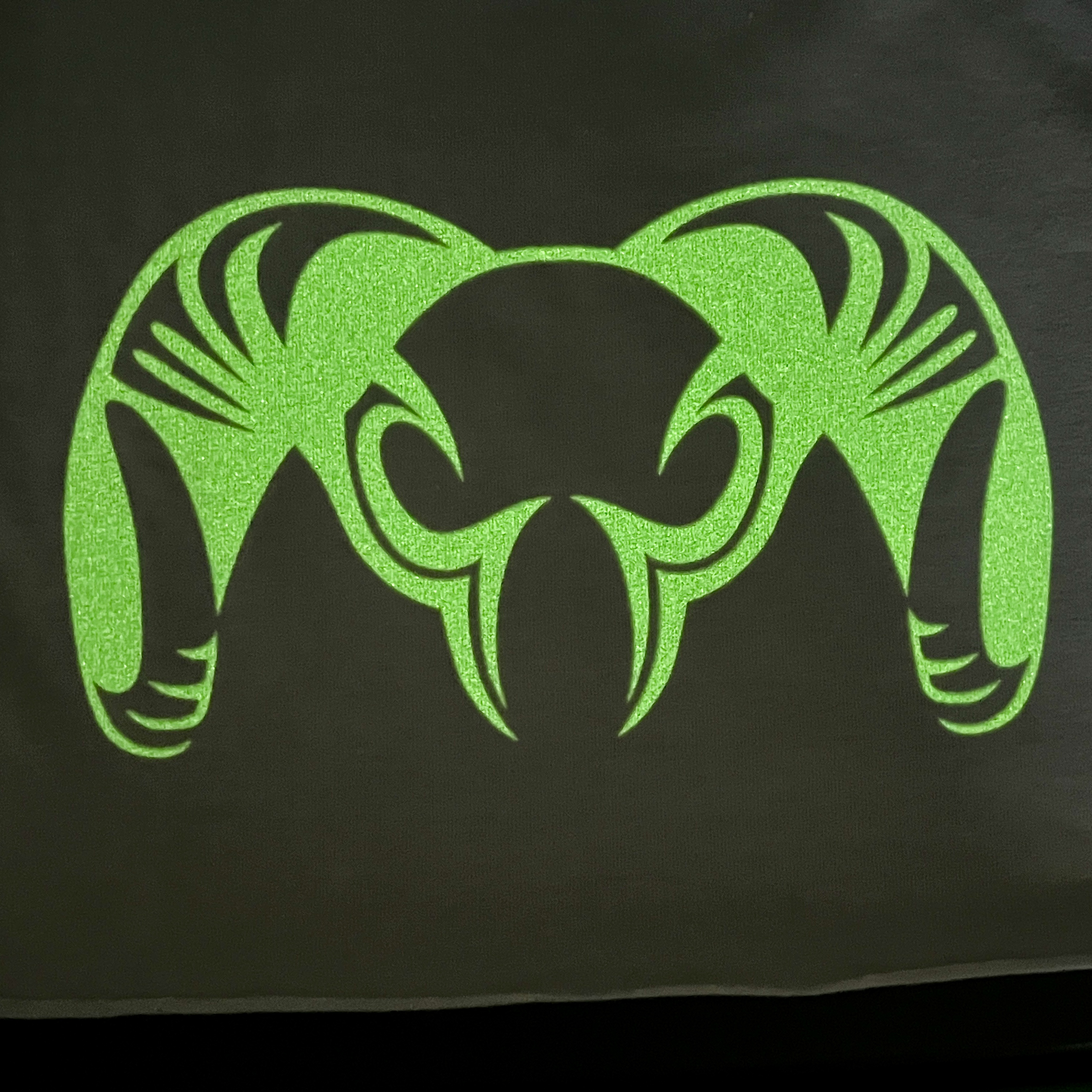 Luminescent Glow-in-dark Animal Heat Transfer Print