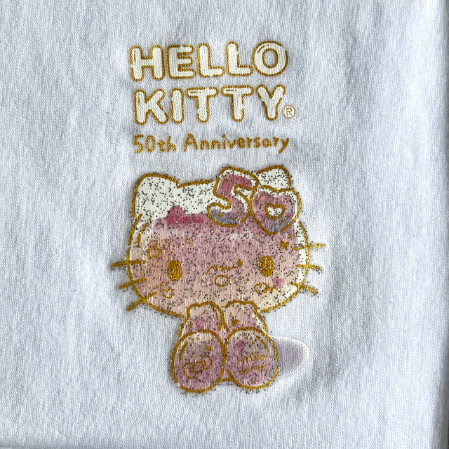 Glitter Hello Kitty Heat Transfer Prints