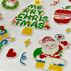 3D In-stock Customizable Chirstmas Season Caviar Stickers for DIY Handicrafts