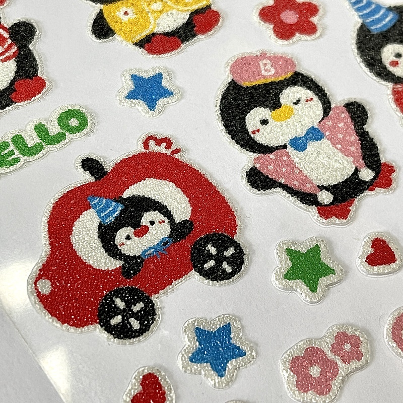 3D In-stock Customizable New Cartoon Caviar Stickers for DIY Handicrafts