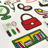 In-stock Customizable Vibrant Caviar Stickers for Journal Handicrafts