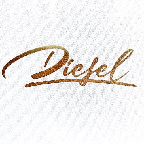 Diesel Logo Iron On Caviar Sticker