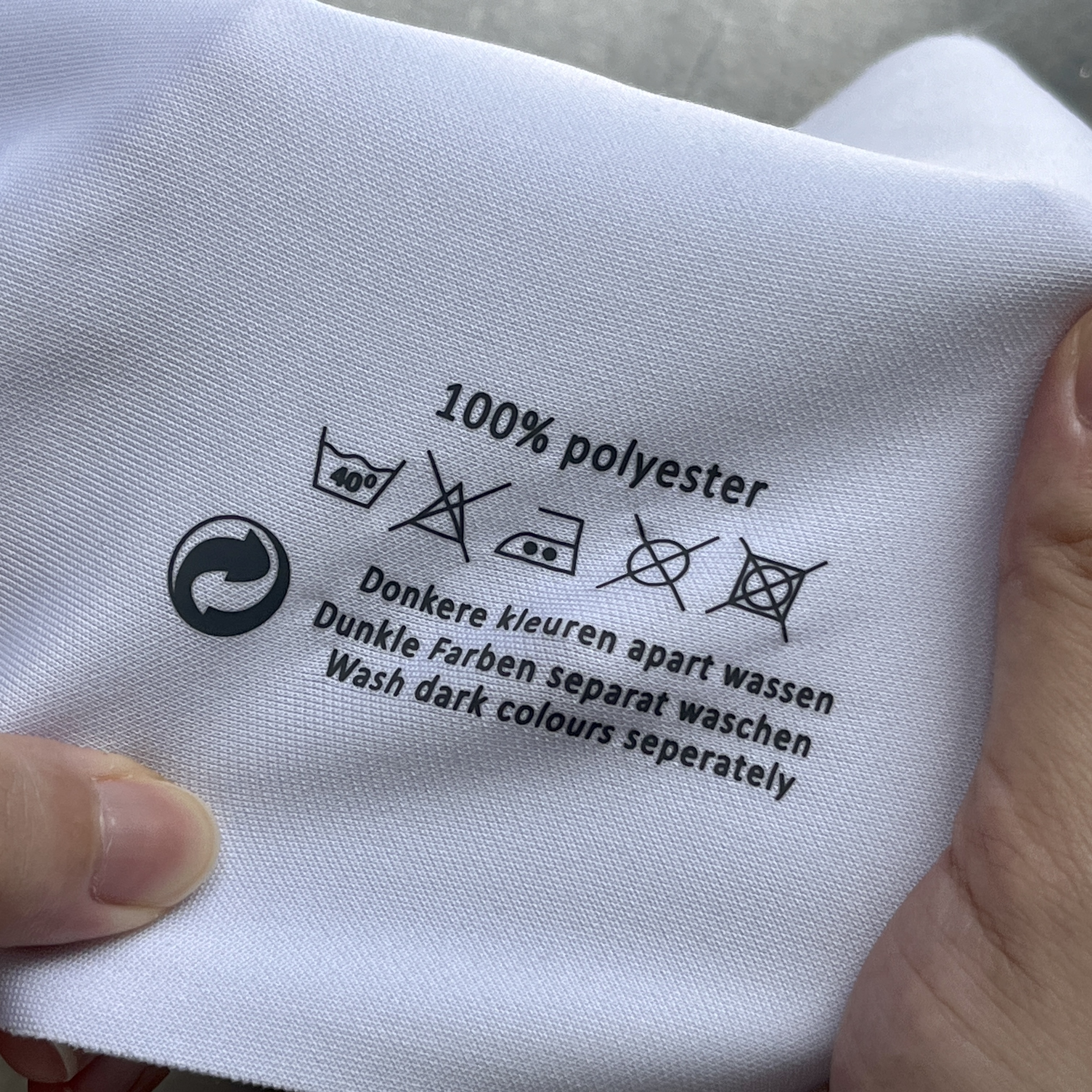 Washing Cloth Label 