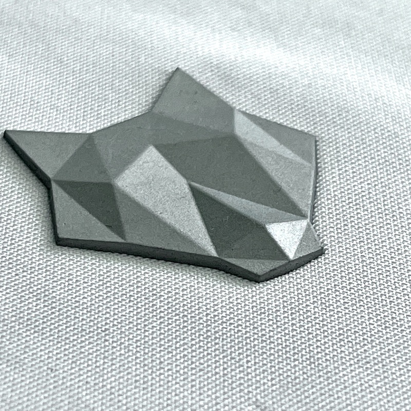 3D Silver Silicone Heat Transfer Patches Club Iron-on Patches for Sportswear Teamwear Uniform