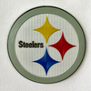 Metallic Football Textured Iron-on Badge