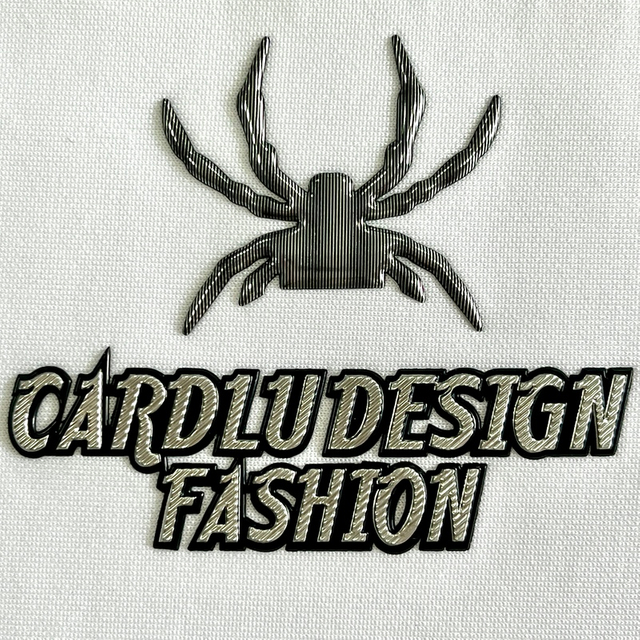 Textured Spider Motif Fashion TPU Badge