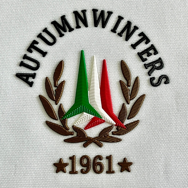 Vintage-inspired Embossed Iron-on TPU Patch
