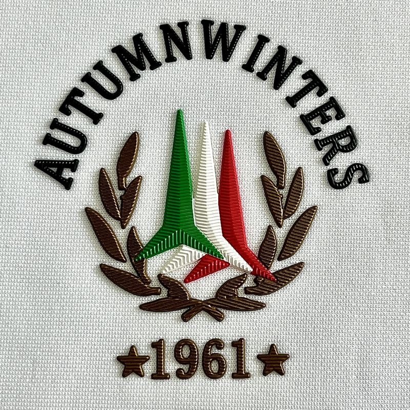 Vintage-inspired Embossed Iron-on TPU Patch