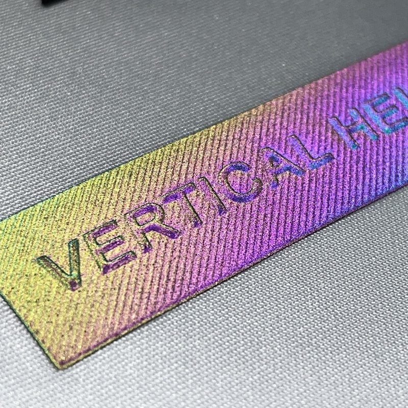 Colorful Reflective Matte Embossed TPU Patch