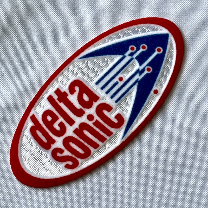 Oval Team Logo Flock And Tatami Patches for Custom Sneakers