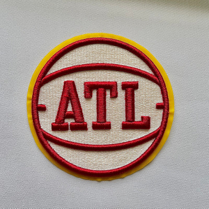 ATL Atlanta Hawks Logo Basketball Embroider Patch