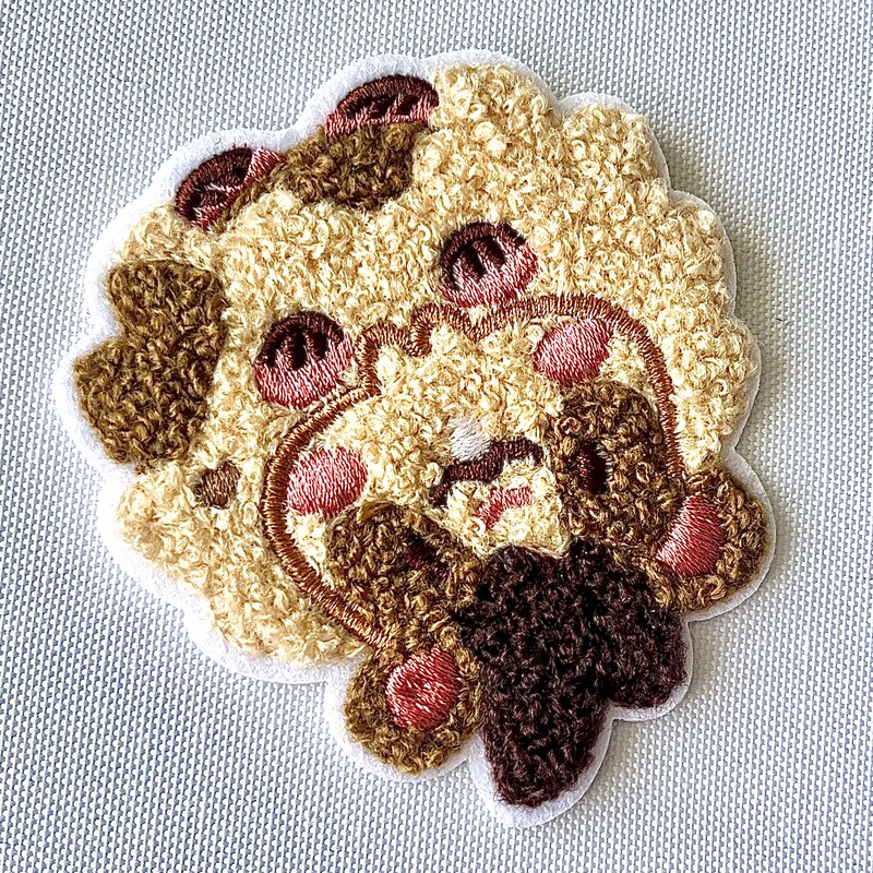 Soft Cartoon Embroidered Chenille Patch