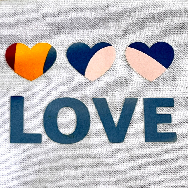 Letter Pattern UV Light Colour Changing Heat Transfers for Bag Decoration