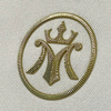 Customization Metallic Golden Textured Iron-on TPU Patches 