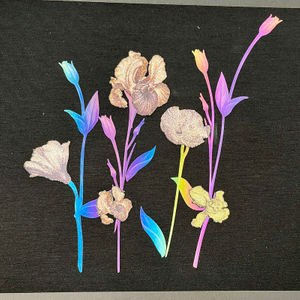Floral Caviar Heat Transfer Prints