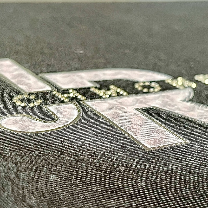 3D Custom Fashionable HIgh-density Rhinestone Heat Transfer with for Fashionwear Garment