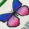 Shiny Glitter Butterfly with Gradient Colour Heat Transfer
