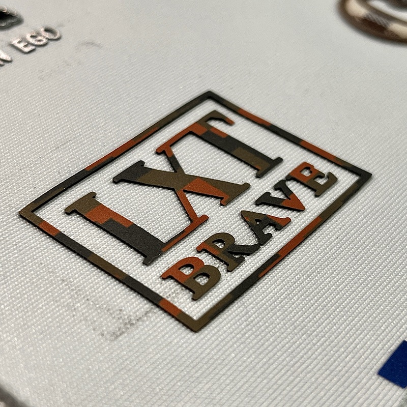 Full-colour High Density Letter Logo Patch for Fashionwear T-shirt