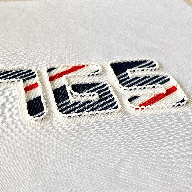 Multi-colour Letter Embroidery Patch Heat Transfer Logo