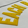 Yellow Fabric Patch Embroidery Patch Heat Transfer