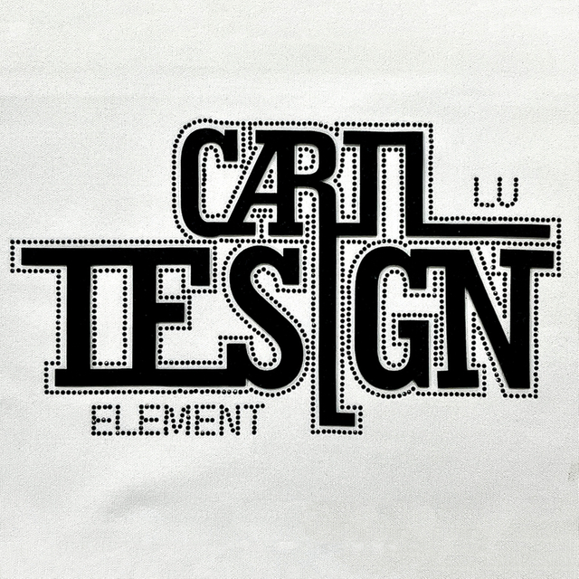 3D Custom High-density Letters Heat Transfer for Fashionwear 