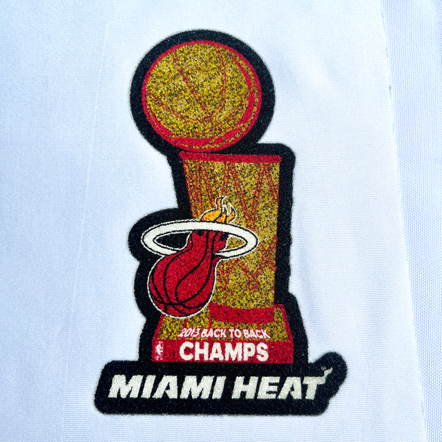 Miami Heat Champions Logo Iron On Caviar Patches