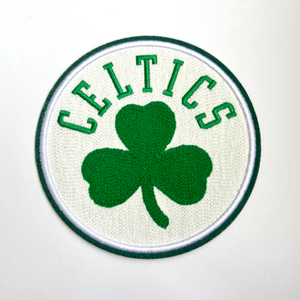 Boston Celtics NBA Team Clover Pattern Embroidered Patch