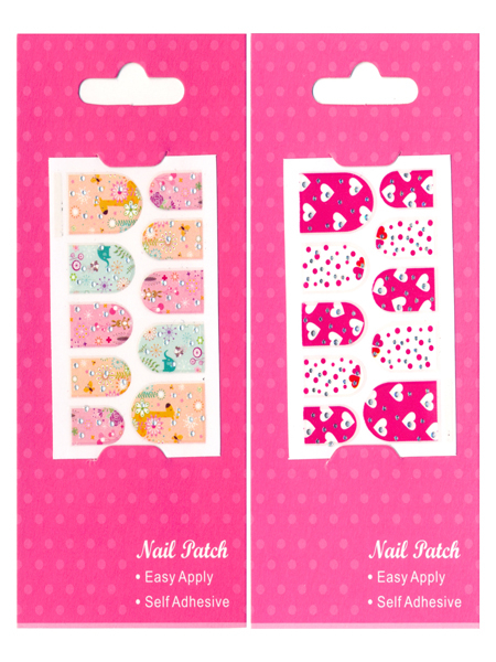 High-Quality Nail Decorations Stickers with Durable Adhesive