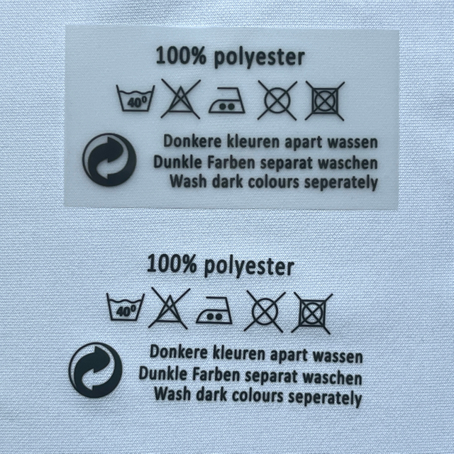 Washing Heat Transfer Label 