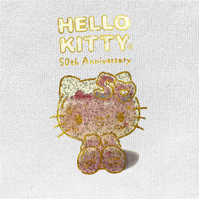 Glitter Hello Kitty Heat Transfer Prints